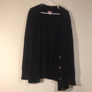 Black cardigan